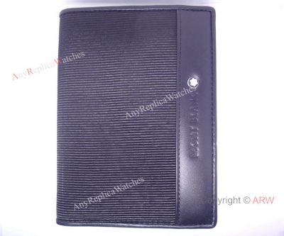 Montblanc Nylon and Black Leather Passport Holder AAA Quality